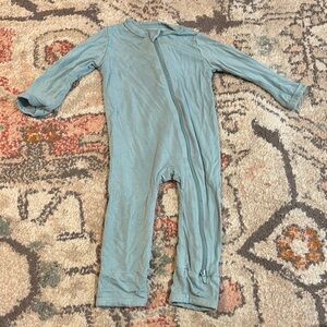 Kyte BABY Blue Footies Pajamas with Covered Feet